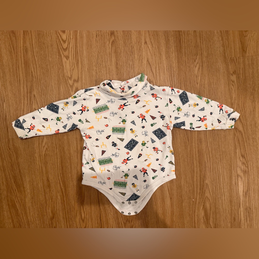 Baby boy football bodysuit
